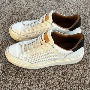 Allen Edmonds White Leather Sneakers